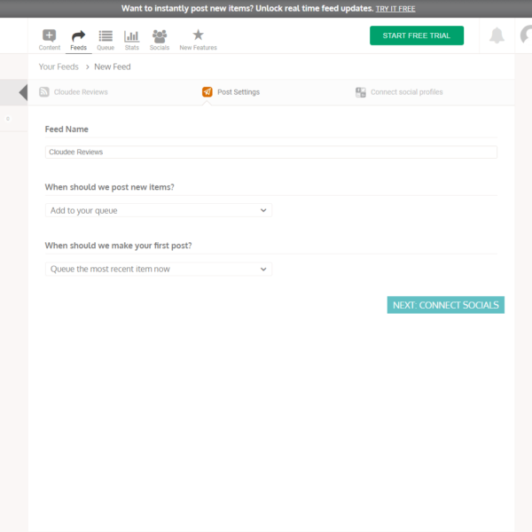 Choose how dlvr.it shoud post to your social media accounts.